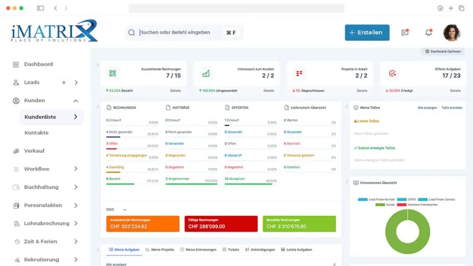 Gewinne neue Kunden mit iMATRIX LeadPage