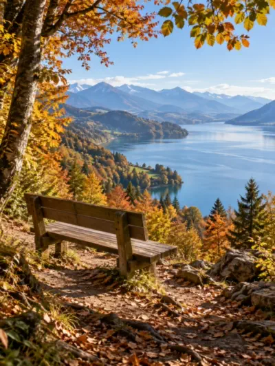 Terrasse eines Boutique-Hotels mit Seeblick